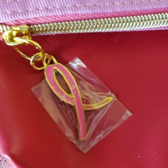 Breast Cancer Awareness Zippered Pouch - Picture 4 of 6